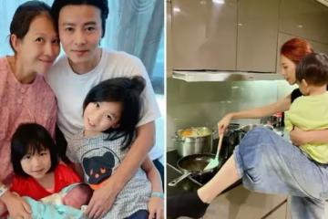 3孩媽有多辛苦?蔡少芬自爆10年沒睡過整覺,5點起床做飯:當媽不易累並幸福