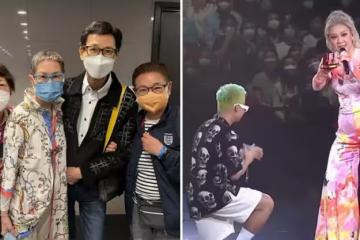 35歲鄭欣宜演唱會獲眾星捧場,鄭少秋帶女兒現身,繼母送花籃祝賀