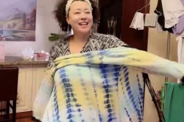 演員李菁菁患癌後被指形象全無，在家衣衫不整熱舞，身後擺滿雜物