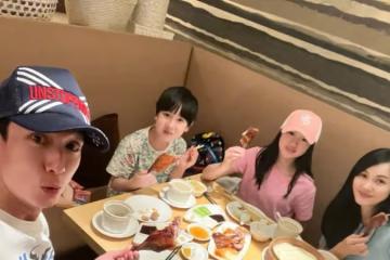 半年來首次帶子女出外用餐 吳尊:未來不確定,但我們已知足