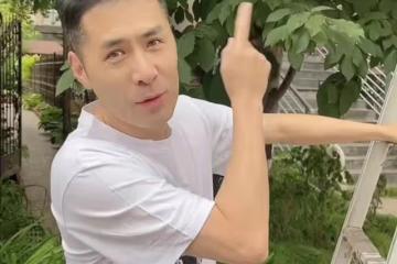 黃征在自家豪宅摘櫻桃，一雙兒女驚喜露面，高顏值妻子罕見出境