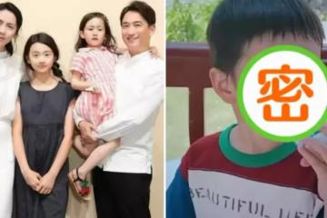孫莉正式公開小兒子正臉照！4歲兒子像極縮小版黃磊，8歲多妹高挑纖細，長腿十分搶鏡