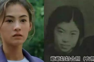 美貌基因來自爺爺！ 「張柏芝爺爺照片爆光」鼻子和臉型比她更優越：帶上假髮就是柏芝本人了
