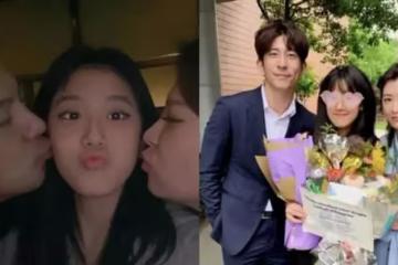 賈靜雯16歲長女生日曬照!「繼母罕出鏡」與孫志浩左右夾擊吻,相處「親如一家三口」好溫馨,網:很棒的家庭氛圍