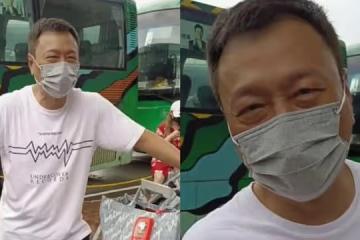 推4個行李箱北上工作　黎耀祥現疲態