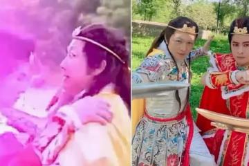 《戲說》拍片出事！男星往下跳「腳骨斷裂緊急搶救」　陳建隆重看影片「樹叢浮出人臉」嚇：祂們也在看