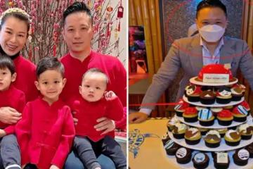 胡杏兒為富豪老公慶生，百元名牌蛋糕堆五層，「總價值近萬元」好奢侈，5年生3胎太拚命