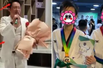 「多爾袞」馬景濤10年沒拍戲，鄉下商演身材發福皺紋明顯 ，兒子顏值成亮點