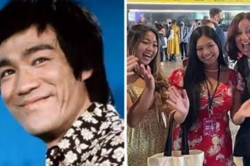 李小龍女兒孫女罕見出鏡，李香凝氣質出眾，眉眼神似老爸凌厲有神，網友：虎父無犬子