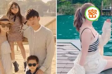 28歲昆凌曬泳池邊美照!生完三胎女兒火速瘦身,身材豐腴白得發光,網直呼:不愧是天王嫂