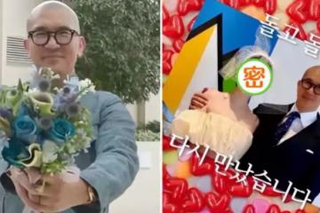 大S具俊曄「結婚照」曝光!大S瘦脫相模樣大變,二人同框網吐槽:好像兩代人