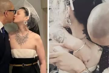 婚宴現場曝光!大S低調出席「辣秀白皙美背」找黑人范范見證 具俊曄甜吻「永遠在身邊保護」:妳是天使