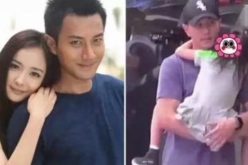 劉愷威接女兒放學大方打招呼!8歲小糯米飛身入懷,「白皙皮膚+精緻五官」側面復刻楊冪,一雙鉛筆腿太搶鏡