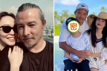 「小龍女」范文芳全家出遊!膚白貌美不像51歲,8歲兒子像極了年輕時的李銘順
