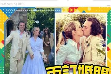 知名男星亞倫慶結婚10周年!親吻大23歲妻子太甜蜜,打破婚變傳聞