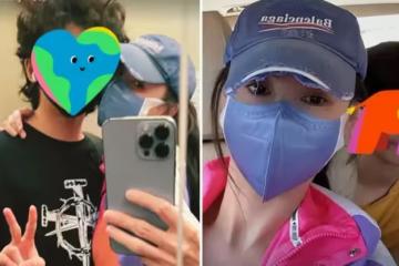 Lucas的近況曝光！張柏芝開車接大兒子回家，14歲Lucas「暴風抽高」變化大，一副大人模樣：酷勁十足超像謝霆鋒