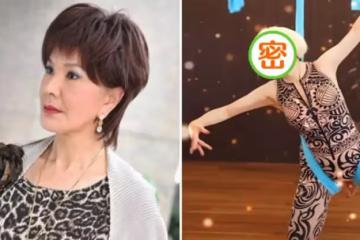 「72歲夏台鳳」練空中瑜伽!身材緊致風韻猶存,與小25歲丈夫相愛,網友:自信是女人最美的樣子
