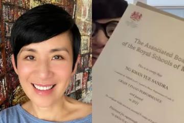 疫情期間苦練琴技 吳君如考獲鋼琴二級證書