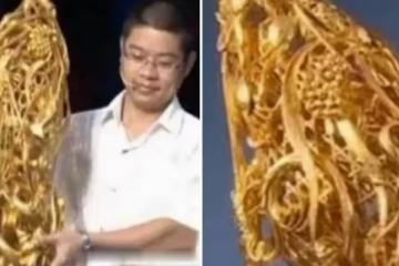 小夥抬「金疙瘩」鑒寶，自己估價二十萬，專家：不止，再加幾個零