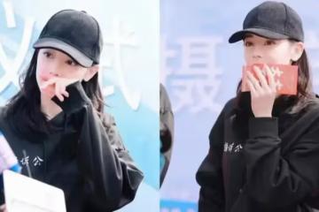 迪麗熱巴的魅力真不小,生圖下穿「衛衣」依舊好看,很有少女感!