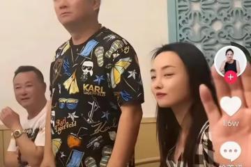 53歲知名男星謝廣坤聚會！與年輕女子十指緊扣，舉止親密似情侶