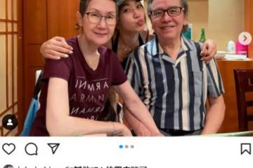 姜大衛夫婦與秦沛女兒聚會，36歲侄女長相甜美，嘟嘴賣萌太可愛