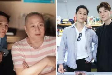 63歲湯鎮業「雙胞胎兒子」近況!27歲身材高大,長相帥氣十足:一個學功夫想當打星,一個愛做生意開肉鋪