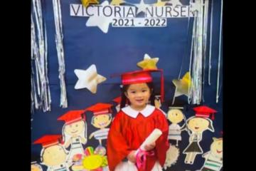 陳少霞罕見曬娃,3歲女兒像極了65歲老爸,幼兒園一年學費10萬