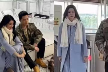 楊洋新劇地鐵路透！與王楚然牽手同行，女方側顏酷似劉亦菲