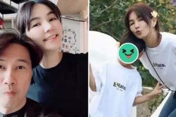 Ella兒子「正臉」曝光！勁寶「眼睛瞇成兩道月牙兒」超可愛，網驚呼：翻版賴斯翔