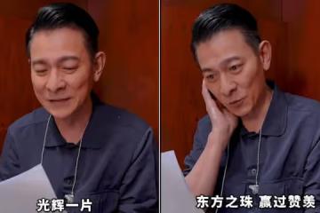 見劉德華兩鬢斑白　網民現兩種反應