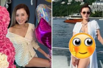 52歲李嘉欣分享性感照!穿泳裝秀完美身材,微露唇齒少女感滿滿,網狂贊:真的已經52歲了嗎?