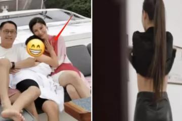 52歲李嘉欣曬全家福,10歲兒子的「手」成亮點,網友:不避嫌嗎?