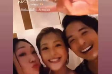 林子祥兒子參加派對,被美女們包圍受歡迎,鄭丹瑞愛女大秀美腿