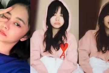 譚松韻曬起床照，慵懶嘟嘴看鏡頭，素顏狀態太真實了