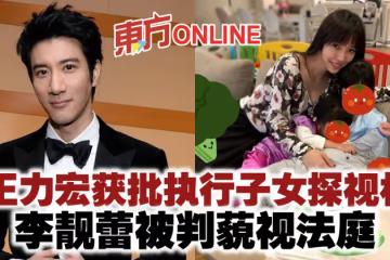 王力宏獲批執行子女探視權 李靚蕾被判藐視法庭