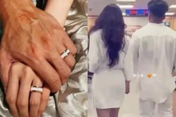 也太甜了吧！李沛旭緊牽愛妻登記