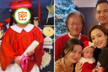陳少霞罕曬3歲女兒近照!眉眼朦朧越大越像65歲父親,讀名牌幼稚園每年10萬學費