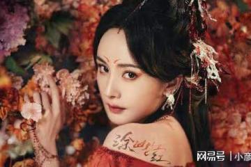 楊冪新劇海報遭網友眾嘲，服裝露骨滿屏影樓風