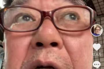 70歲李立群與老婆吃路邊攤，被分居兩地一年才見面，倆人滿頭白髮