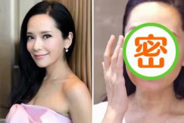 48歲郭羨妮「素顏」大變樣，女神「眼窩凹陷」現原形，老了20歲像奶奶，網友稱贊：敢真面目示人，有勇氣