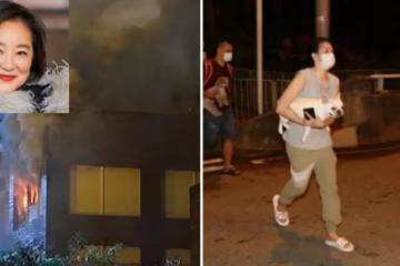 林青霞豪宅大火已撲滅：18個傭人抱寵物出逃，屋內有3部電梯