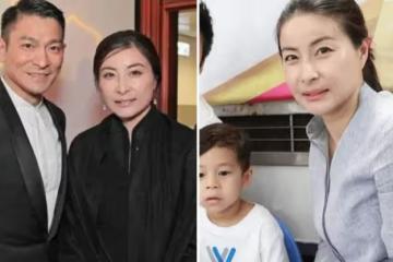 劉德華郭晶晶合影，一樣的鼻子都是有福之人，一個帥氣一個優雅