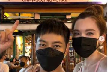 林志穎帶老婆兒子逛街,12歲Kimi又高又壯,身高體型均超爸爸