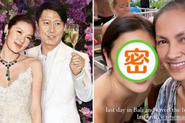 「黎明前妻」41歲樂基兒近況罕曝光!穿露肩長裙抱兒子,蘋果肌凸出身材太豐腴