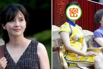 56歲陶慧敏自然老去,不扮嫩也不老氣,穿「黃金旗袍」風韻猶存
