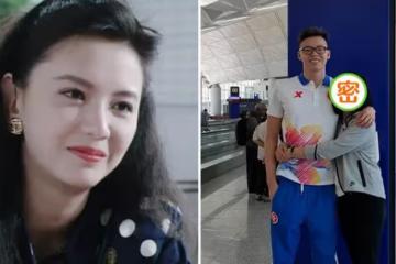 60歲曾華倩罕曬兒子合影照，她穿運動裝活力滿滿「駐顏有方」，兒子兩米身高超搶鏡