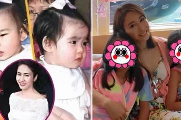 黎姿公開11歲雙胞胎女兒靚照！左擁右抱超幸福，母女三人同框超溫馨