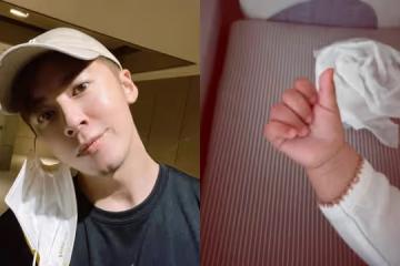眼睛彎彎的像月牙 李國毅首次曝光女兒正臉