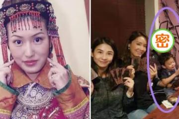 「夢姑」黃紀瑩近照曝光！懷抱小男孩，黑色上衣五官精緻，47歲狀態極佳，網友：不顯老，很漂亮